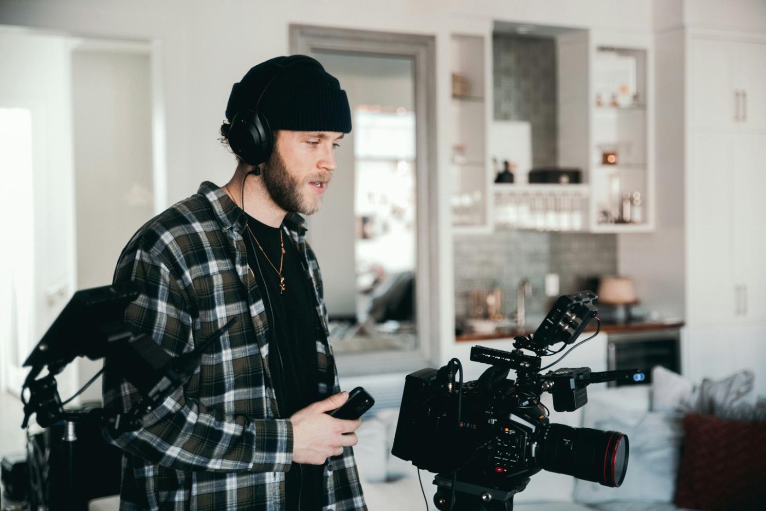 Photography workshop environment showing hands-on learning setup